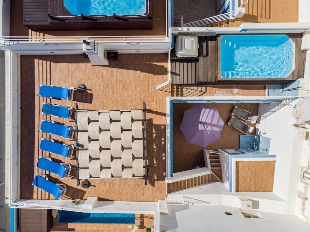 Refurbished Beachfront House, Pool, Ac, Wifi, Albufeira, Sea View Екстериор снимка